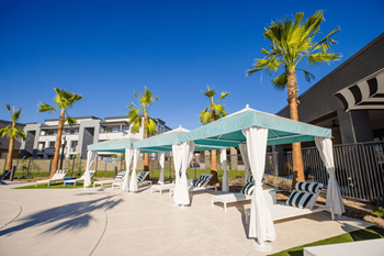 Pool cabanas